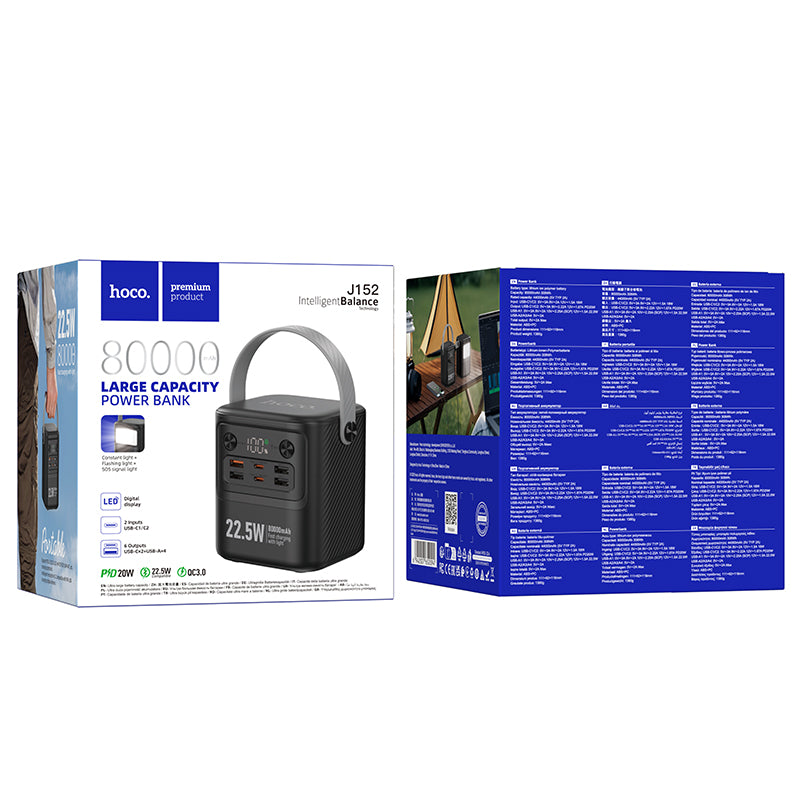 HD_SYNC:J152 Tough 22.5W+PD20W+light power bank(80000mAh)
