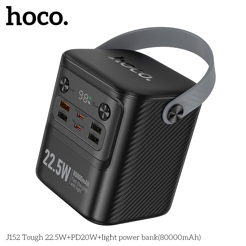 HD_SYNC:J152 Tough 22.5W+PD20W+light power bank(80000mAh)(UN)