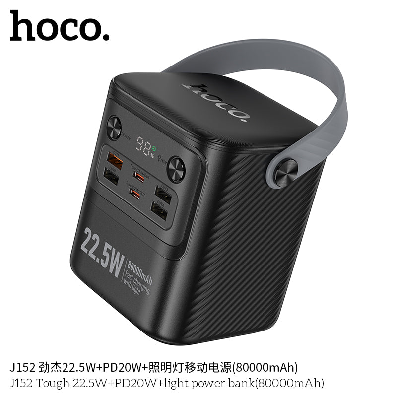 HD_SYNC:J152 Tough 22.5W+PD20W+light power bank(80000mAh)