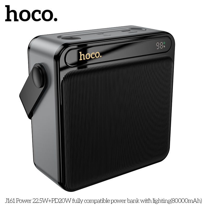 HD_SYNC:J161 Power 22.5W+PD20W fully compatible power bank with lighting(80000mAh)(UN)