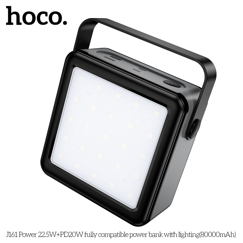 HD_SYNC:J161 Power 22.5W+PD20W fully compatible power bank with lighting(80000mAh)(UN)