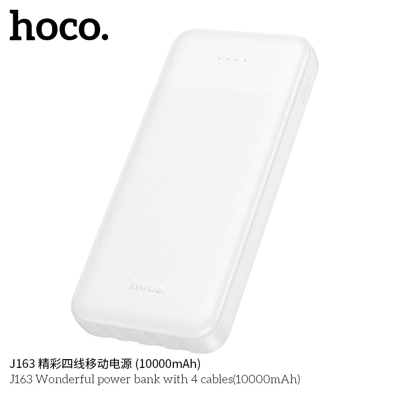 HD_SYNC:J163 Wonderful power bank with 4 cables(10000mAh)