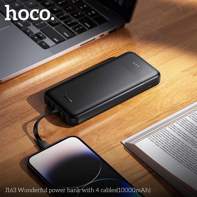 HD_SYNC:J163 Wonderful power bank with 4 cables(10000mAh)