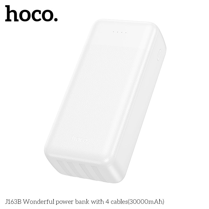 HD_SYNC:J163B Wonderful power bank with 4 cables(30000mAh)