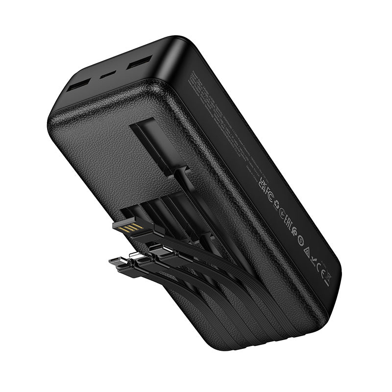 HD_SYNC:J163B Wonderful power bank with 4 cables(30000mAh)