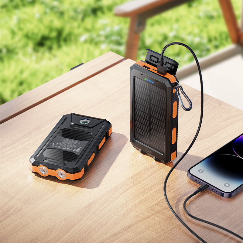 HD_SYNC:J164 Platinum solar dual lighting power bank(8000mAh)