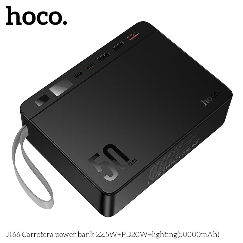 HD_SYNC:J166 Carretera power bank 22.5W+PD20W+lighting