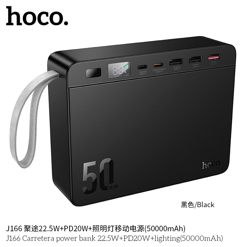 HD_SYNC:J166 Carretera power bank 22.5W+PD20W+lighting