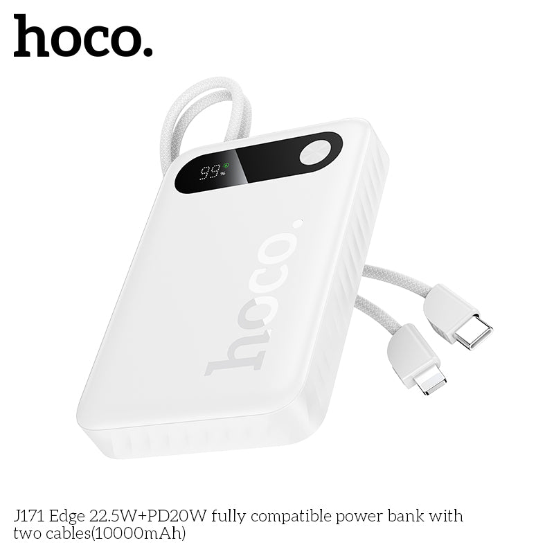 HD_SYNC:J171 Edge 22.5W+PD20W fully compatible power bank with two cables(10000mAh)(UN)