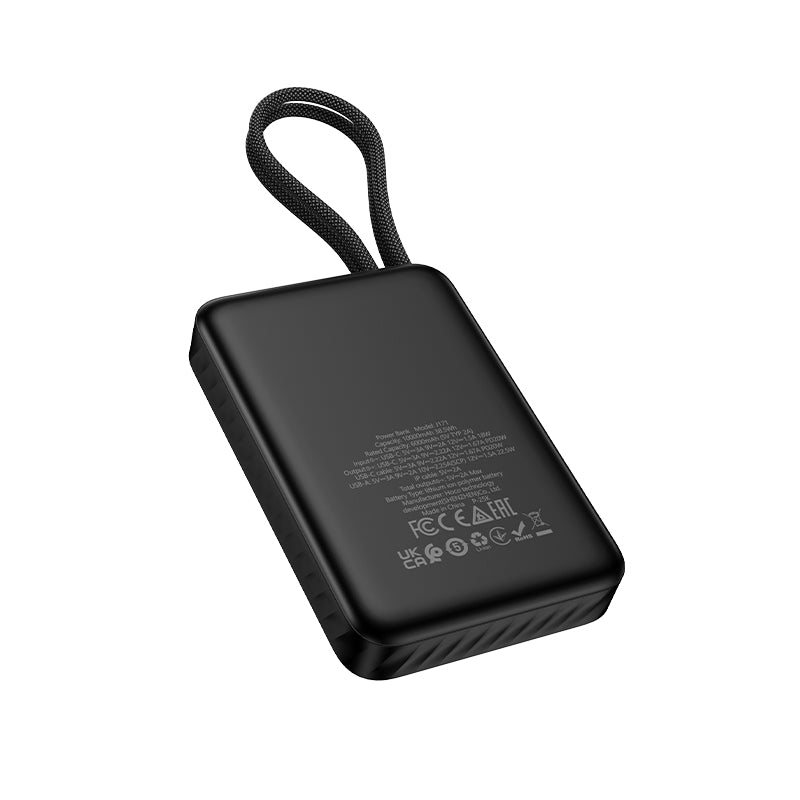 HD_SYNC:J171 Edge 22.5W+PD20W fully compatible power bank with two cables(10000mAh)
