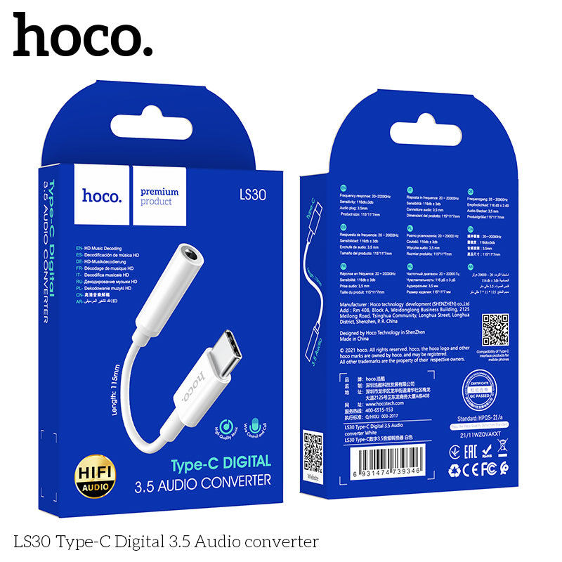 HD_SYNC:LS30 Type-C Digital 3.5 Audio converter