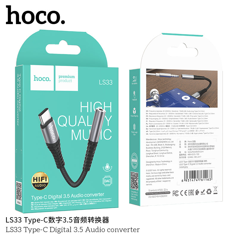 HD_SYNC:LS33 Type-C Digital 3.5 Audio converter