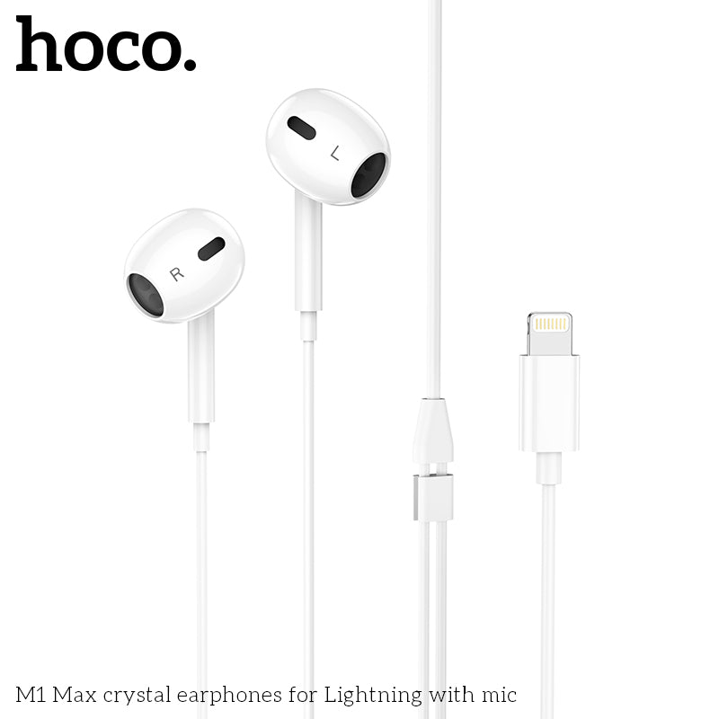 HD_SYNC:M1 Max crystal earphones for iP with mic