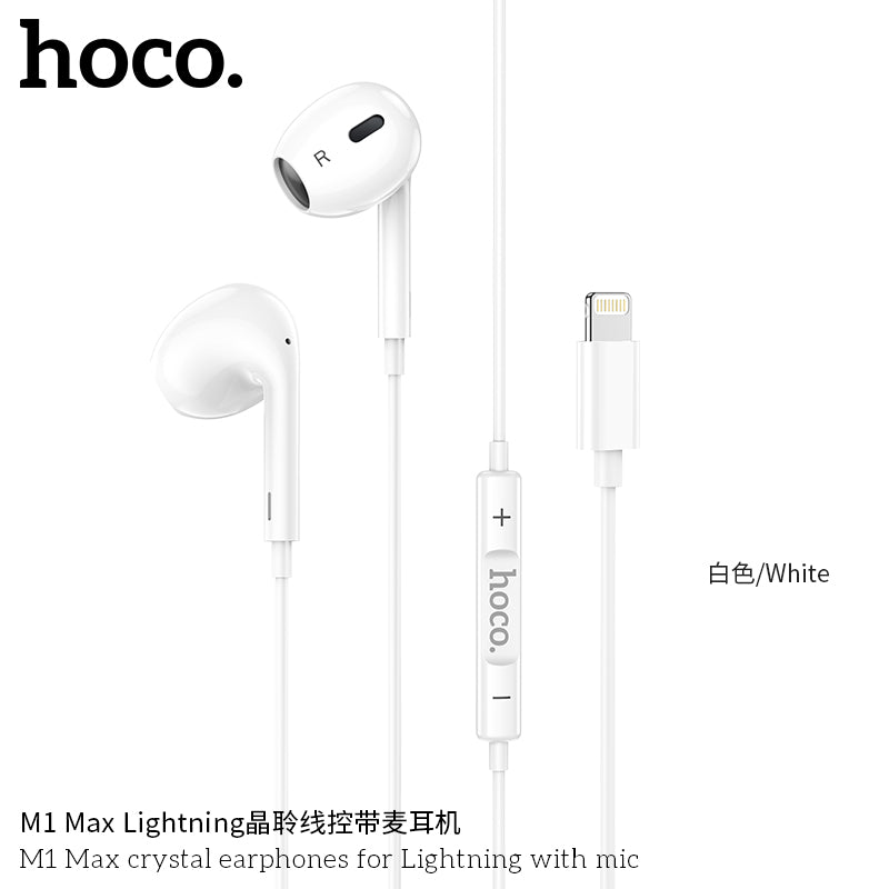 HD_SYNC:M1 Max crystal earphones for iP with mic