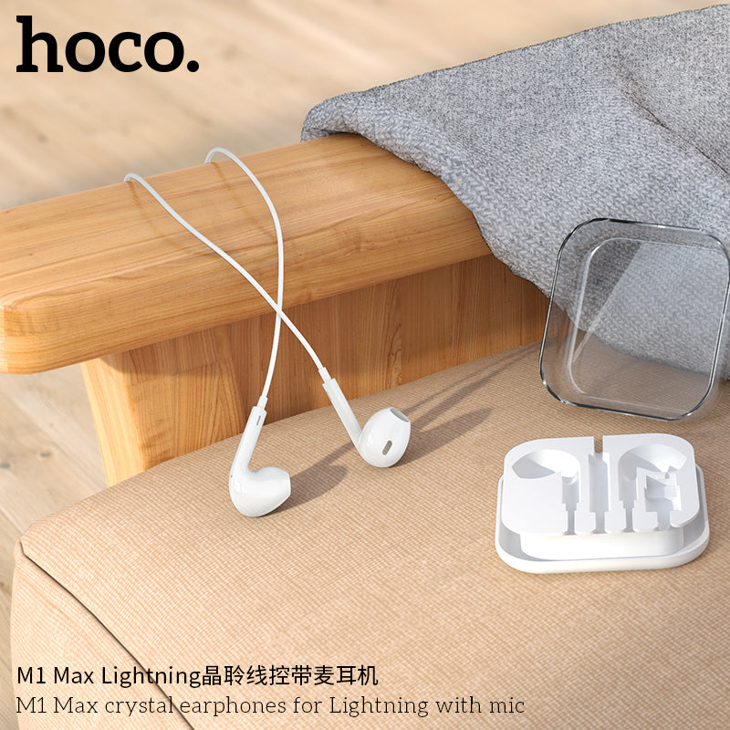 HD_SYNC:M1 Max crystal earphones for iP with mic