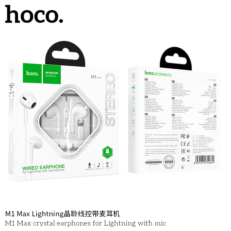HD_SYNC:M1 Max crystal earphones for Type-C with mic
