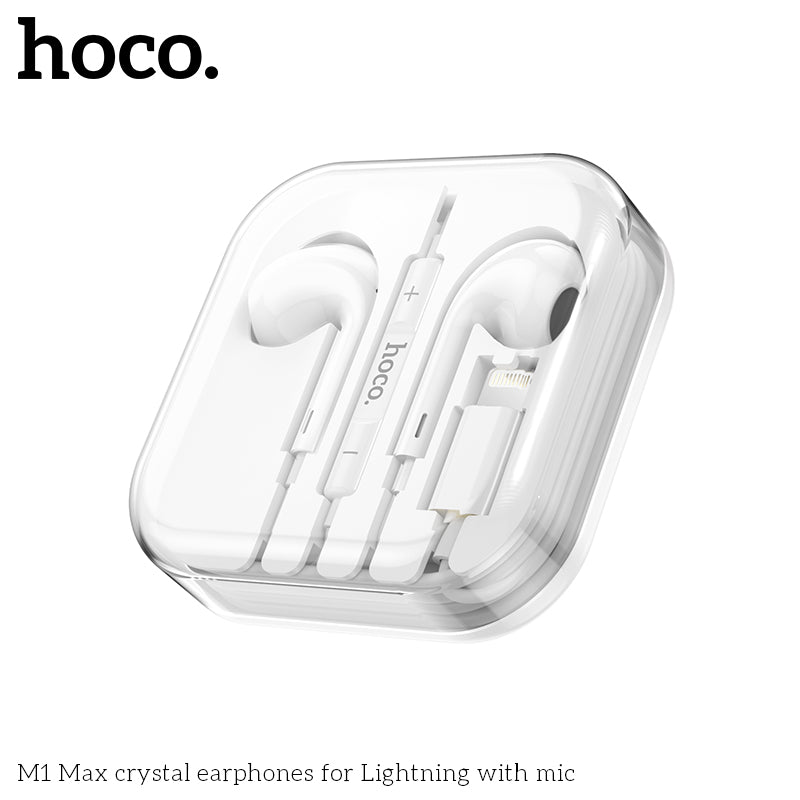 HD_SYNC:M1 Max crystal earphones for iP with mic