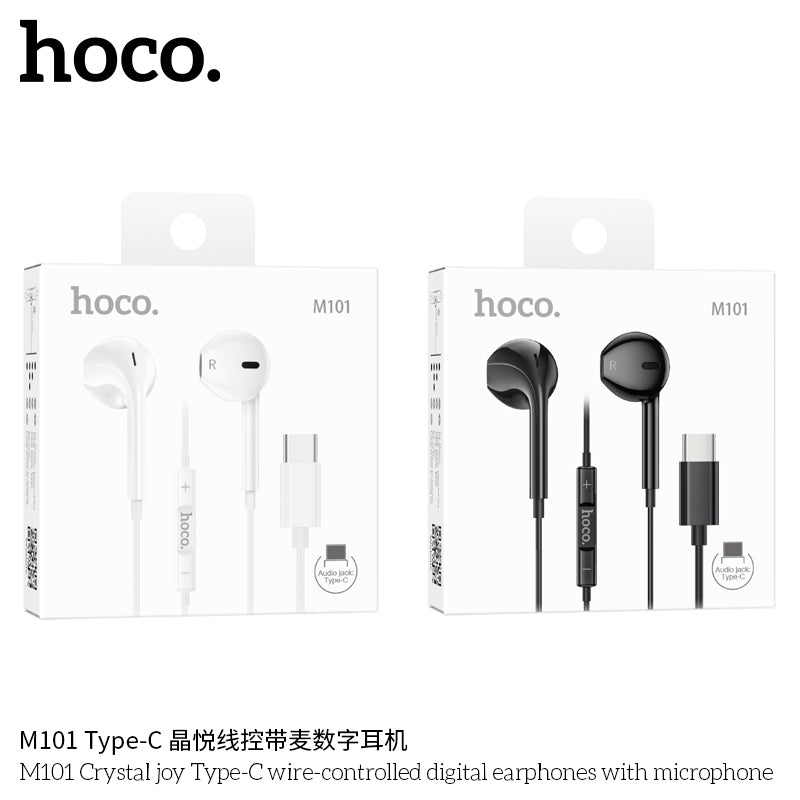 HD_SYNC:M101 Max Crystal grace Type-C wire-controled digital earphones with microphone