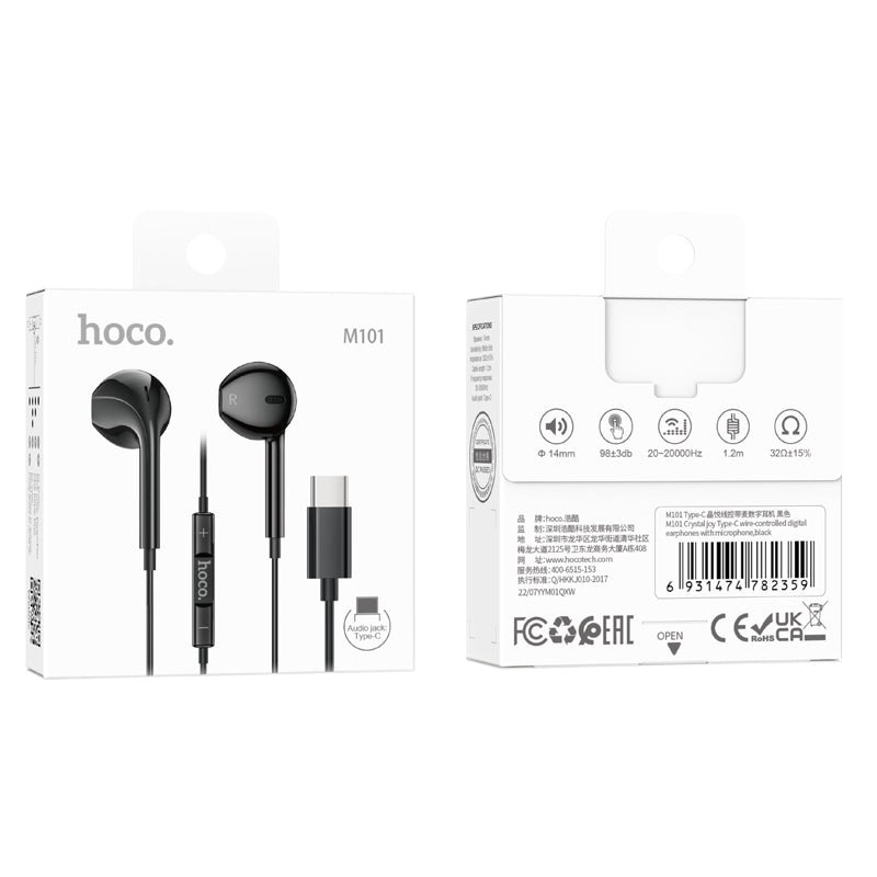 HD_SYNC:M101 Max Crystal grace wire-controlled earphones with microphone