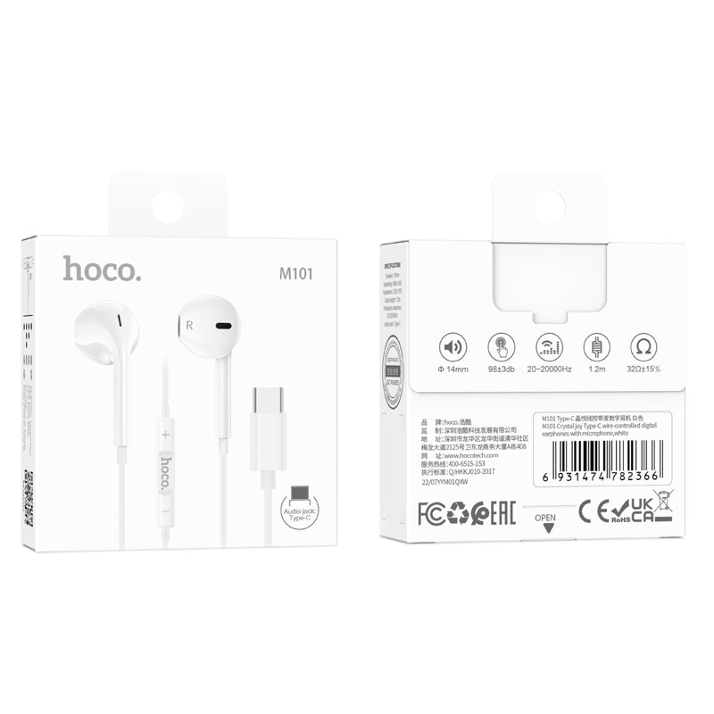 HD_SYNC:M101 Max Crystal grace wire-controlled earphones with microphone