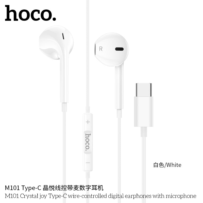 HD_SYNC:M101 Max Crystal grace Type-C wire-controled digital earphones with microphone
