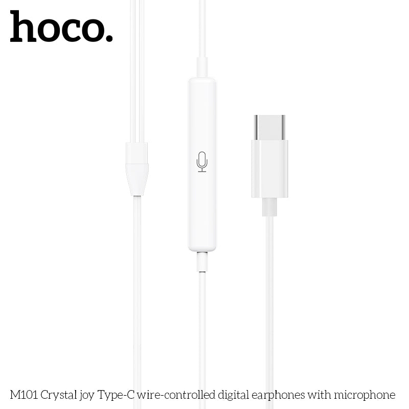 HD_SYNC:M101 Max Crystal grace Type-C wire-controled digital earphones with microphone