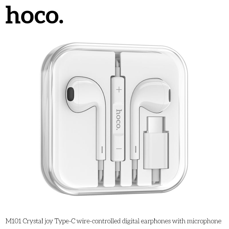 HD_SYNC:M101 Max Crystal grace Type-C wire-controled digital earphones with microphone