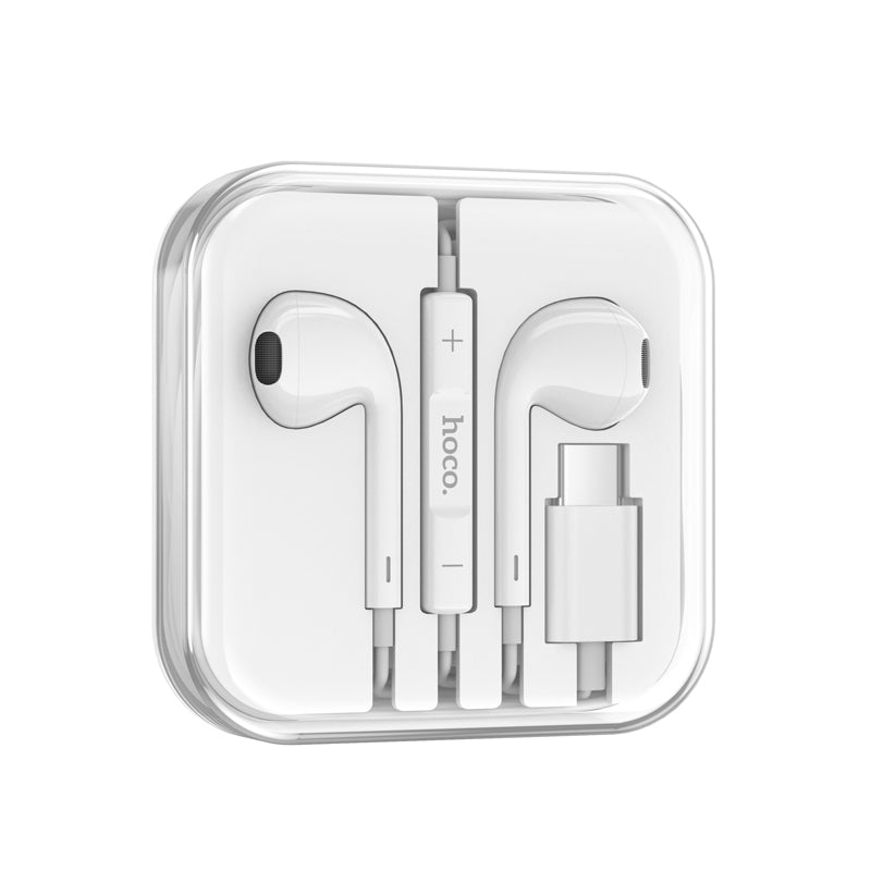 HD_SYNC:M101 Crystal joy Type-C wire-controlled digital earphones with microphone