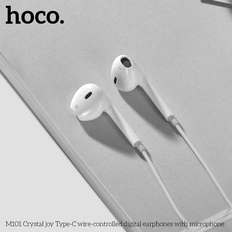 HD_SYNC:M101 Max Crystal grace Type-C wire-controled digital earphones with microphone