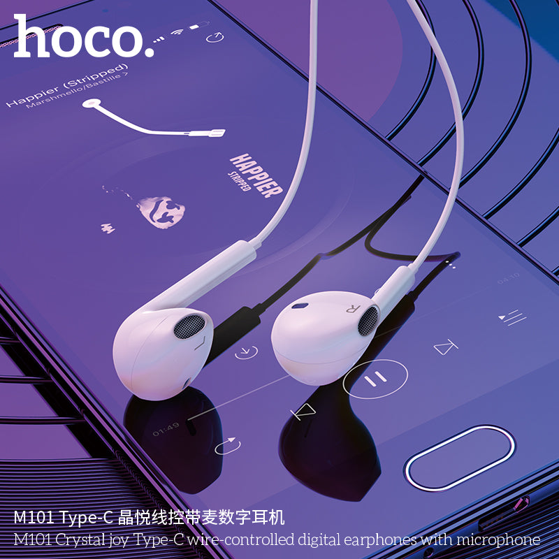 HD_SYNC:M101 Max Crystal grace wire-controlled earphones with microphone