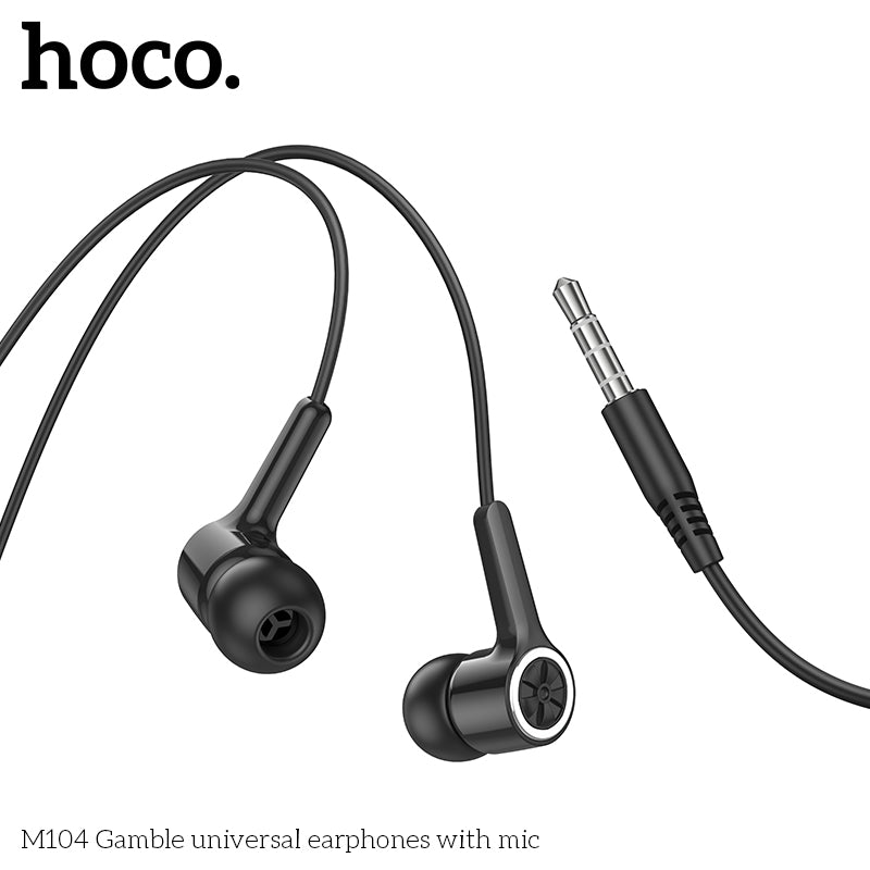HD_SYNC:M104 Gamble universal earphones with mic