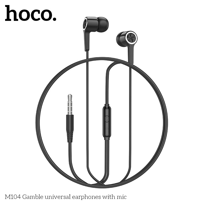 HD_SYNC:M104 Gamble universal earphones with mic