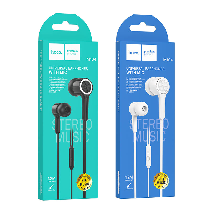 HD_SYNC:M104 Gamble universal earphones with mic