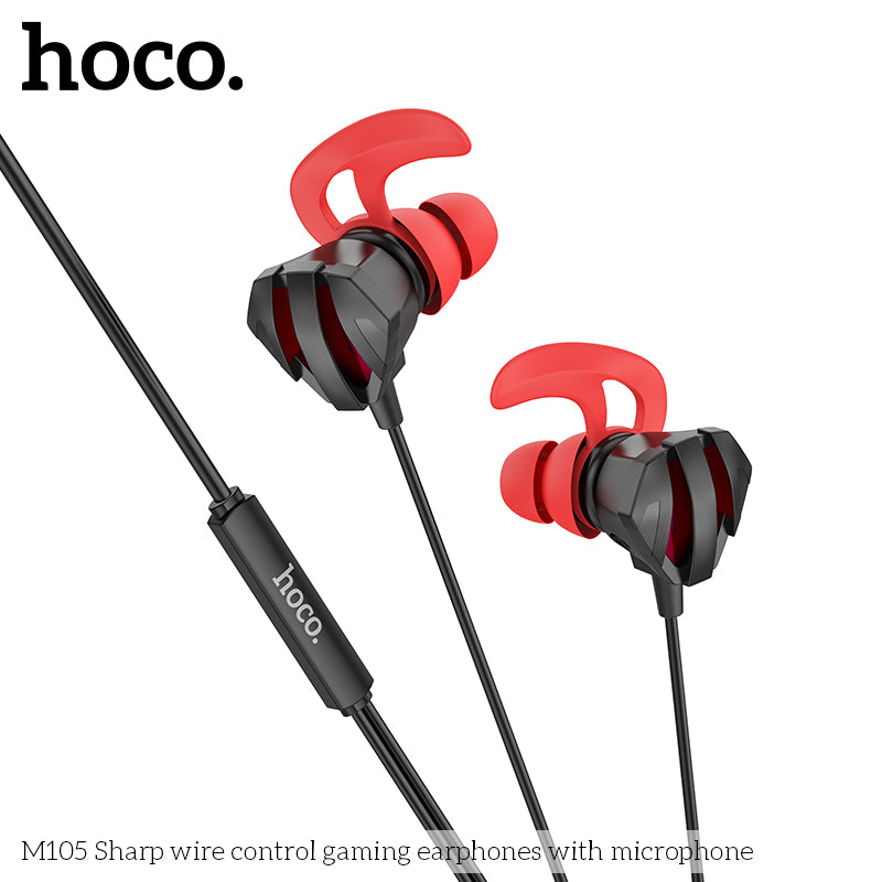 HD_SYNC:M105 Sharp wire control gaming earphones with microphone