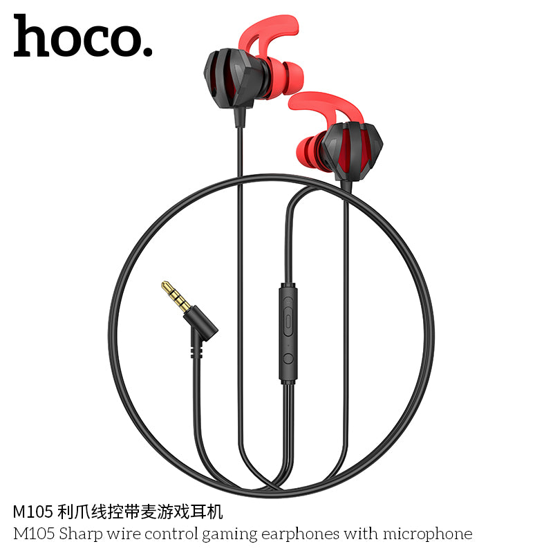 HD_SYNC:M105 Sharp wire control gaming earphones with microphone