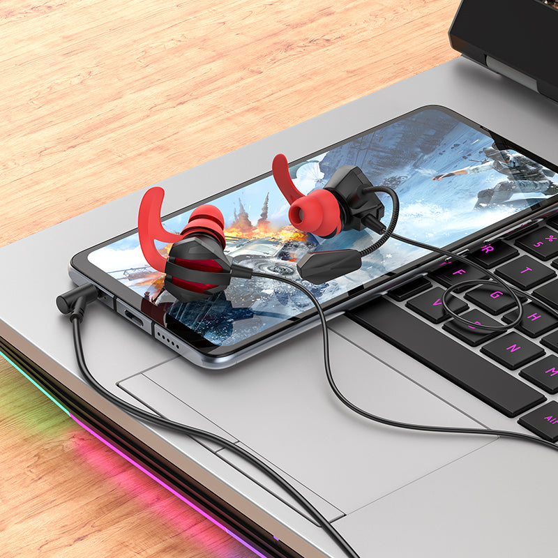 HD_SYNC:M105 Sharp wire control gaming earphones with microphone