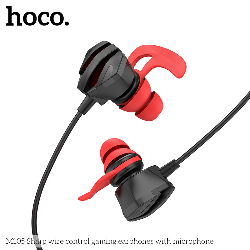 HD_SYNC:M105 Sharp wire control gaming earphones with microphone
