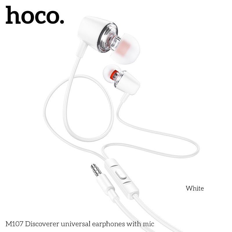HD_SYNC:M107 Discoverer universal earphones with mic
