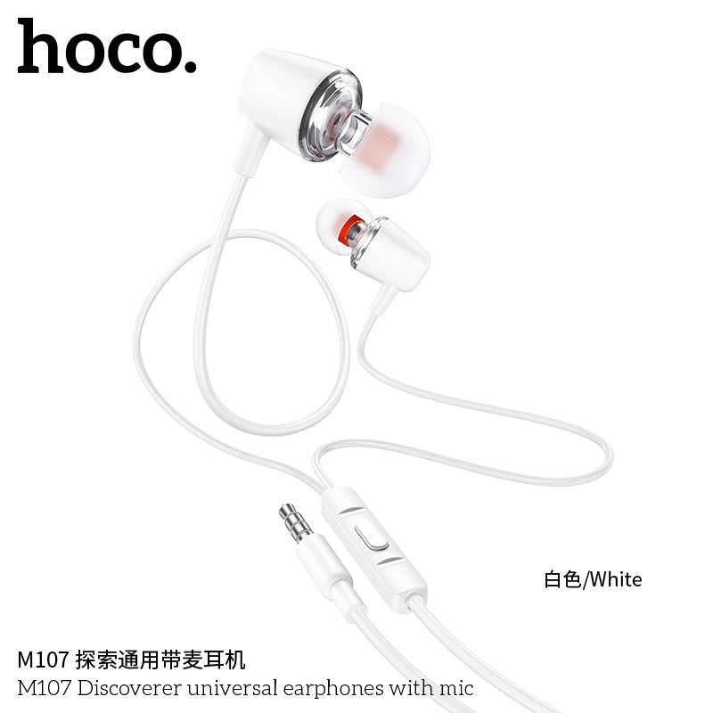 HD_SYNC:M107 Discoverer universal earphones with mic