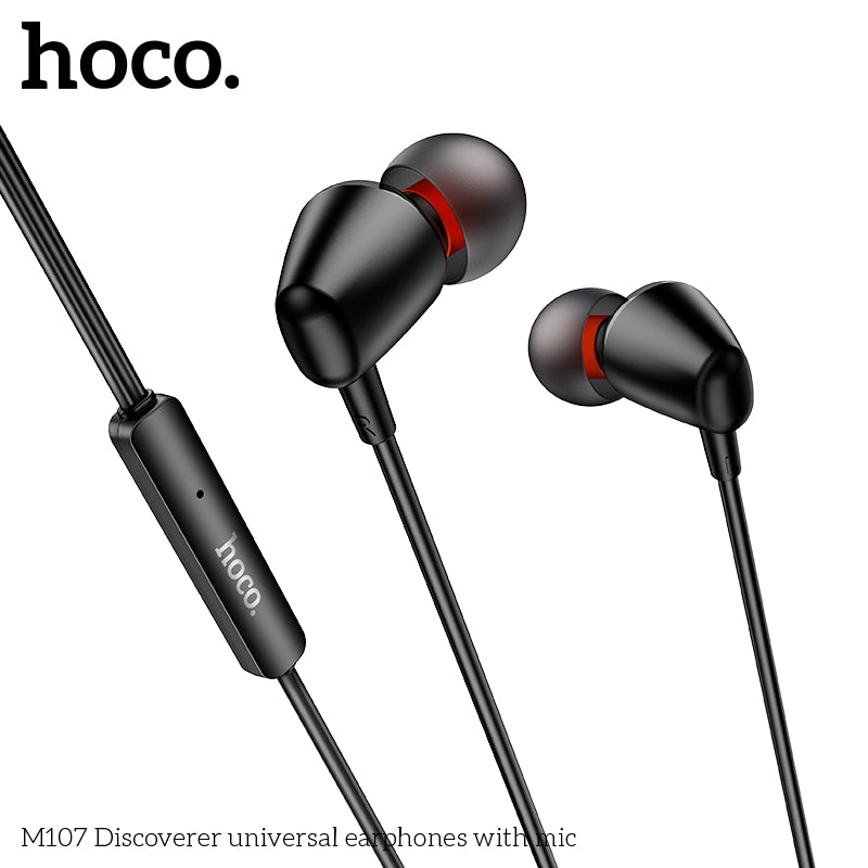 HD_SYNC:M107 Discoverer universal earphones with mic