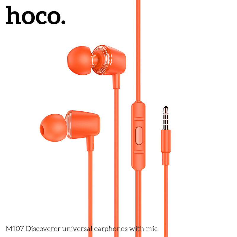 HD_SYNC:M107 Discoverer universal earphones with mic