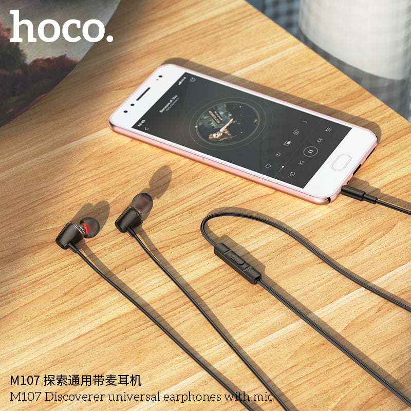 HD_SYNC:M107 Discoverer universal earphones with mic