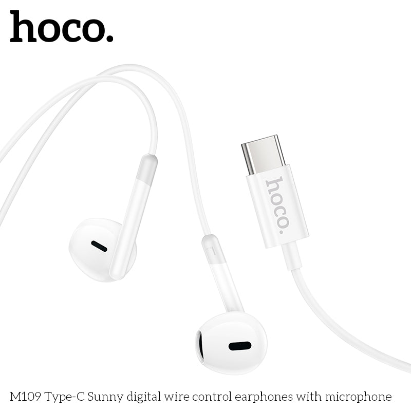 HD_SYNC:M109 Type-C Sunny digital wire control earphones with microphone
