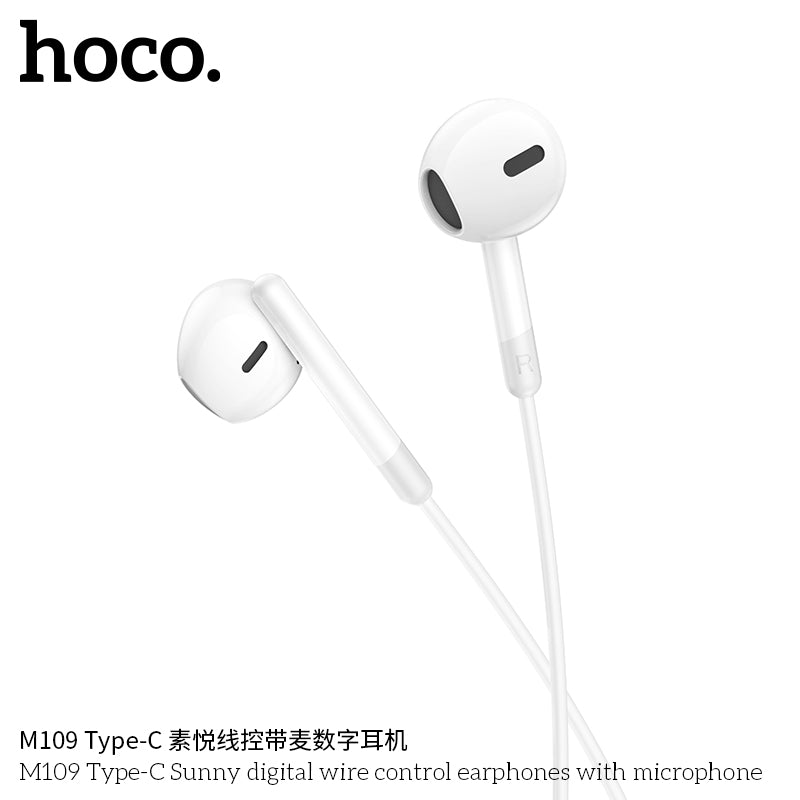 HD_SYNC:M109 Type-C Sunny digital wire control earphones with microphone