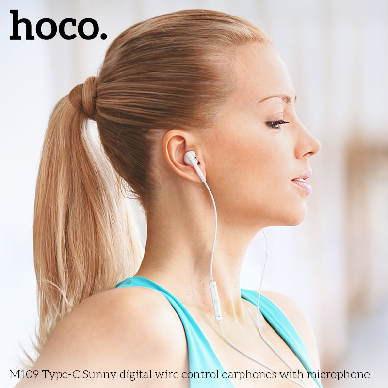 HD_SYNC:M109 Type-C Sunny digital wire control earphones with microphone