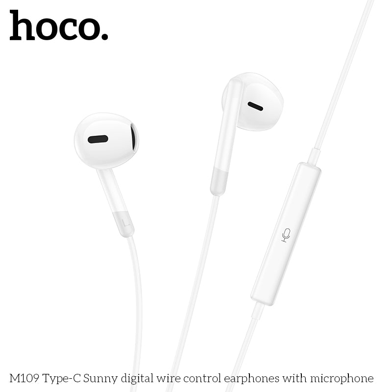 HD_SYNC:M109 Type-C Sunny digital wire control earphones with microphone