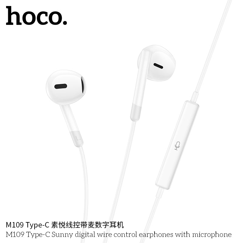 HD_SYNC:M109 Type-C Sunny digital wire control earphones with microphone