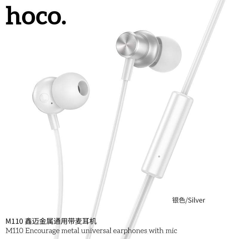HD_SYNC:M110 Encourage metal universal earphones with mic