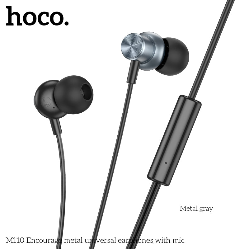HD_SYNC:M110 Encourage metal universal earphones with mic