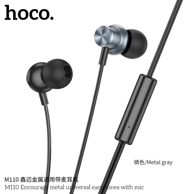 HD_SYNC:M110 Encourage metal universal earphones with mic